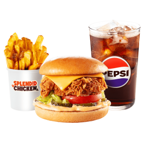 MENIU SPICY CHICKEN DELUXE SANDWICH